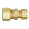 Everflow 5/8" x 1/2" O.D. COMP Reducing Union Pipe Fitting; Lead Free Brass C62R-5812-NL - alternate 5